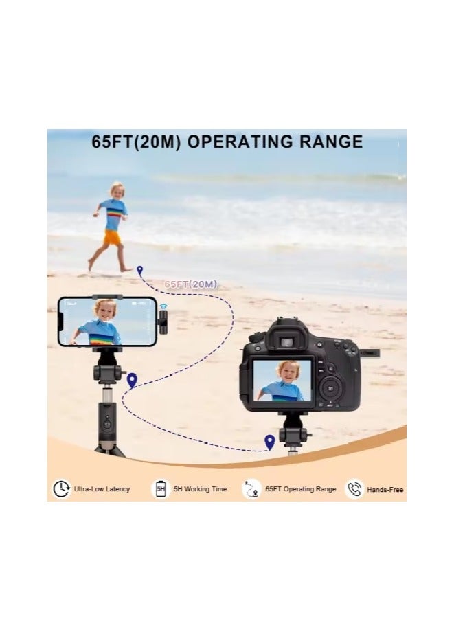 ميكروفون لاسلكي لافالير – مايك مزود بخاصية عزل الضوضاء للبث المباشر ويوتيوب وتيك توك وفيسبوك لايف متوافق مع آيفون وأندرويد - Image 3