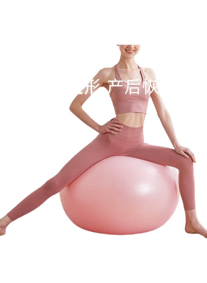 Dweck Yoga Ball, Thickened Elastic Ball, Swiss Fitness Ball, Postpartum Training Equipment For Pregnant Women, Macaroni Pink, 65Cm - Image 3