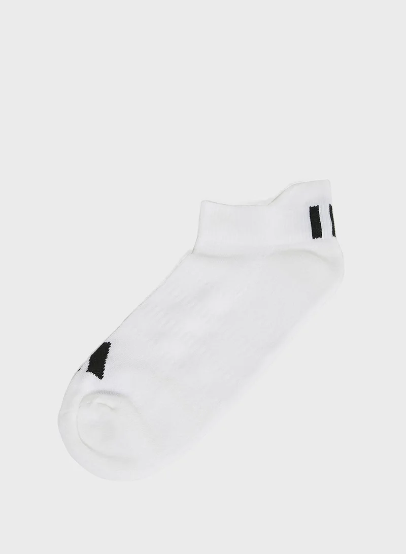 Adidas adidas 3 Pk Ankle White Golf Socks