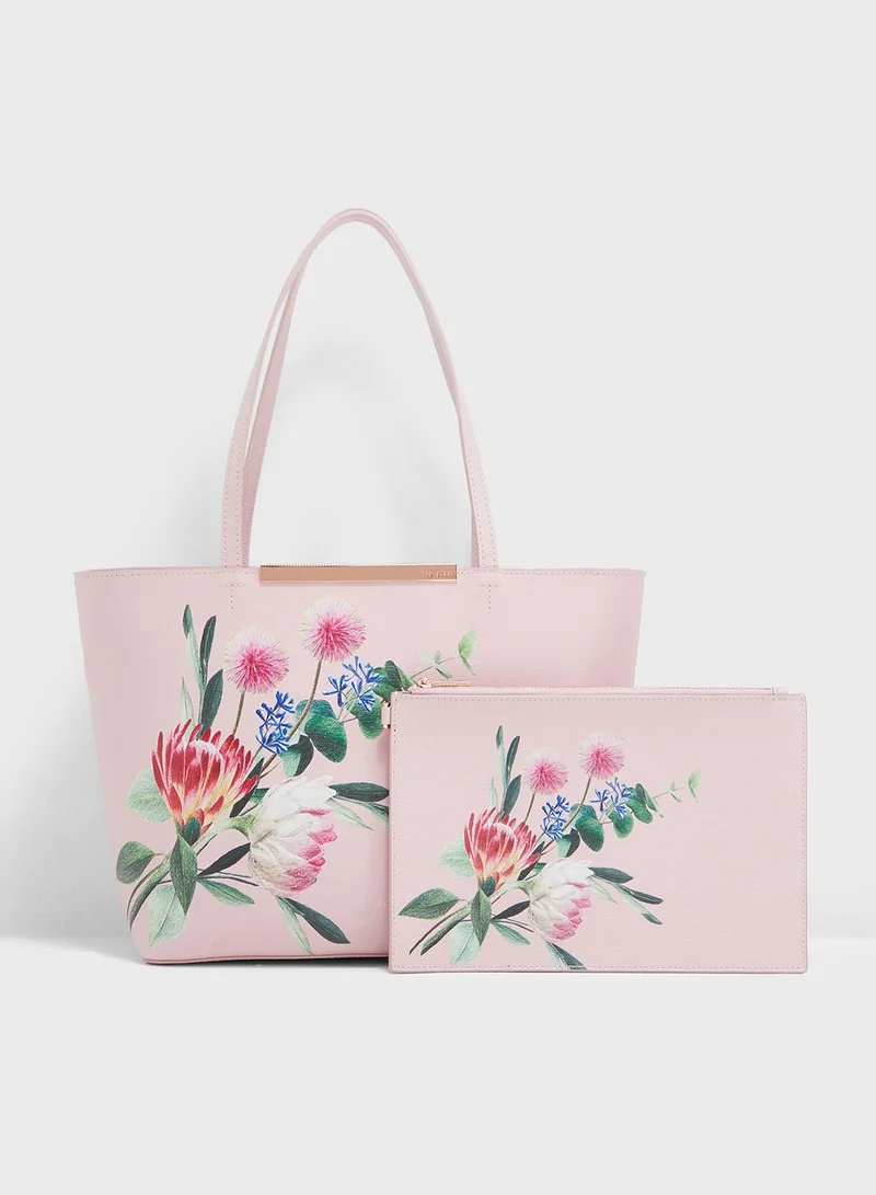 Ted Baker Abiiey Flourish Mini Bark Shopper