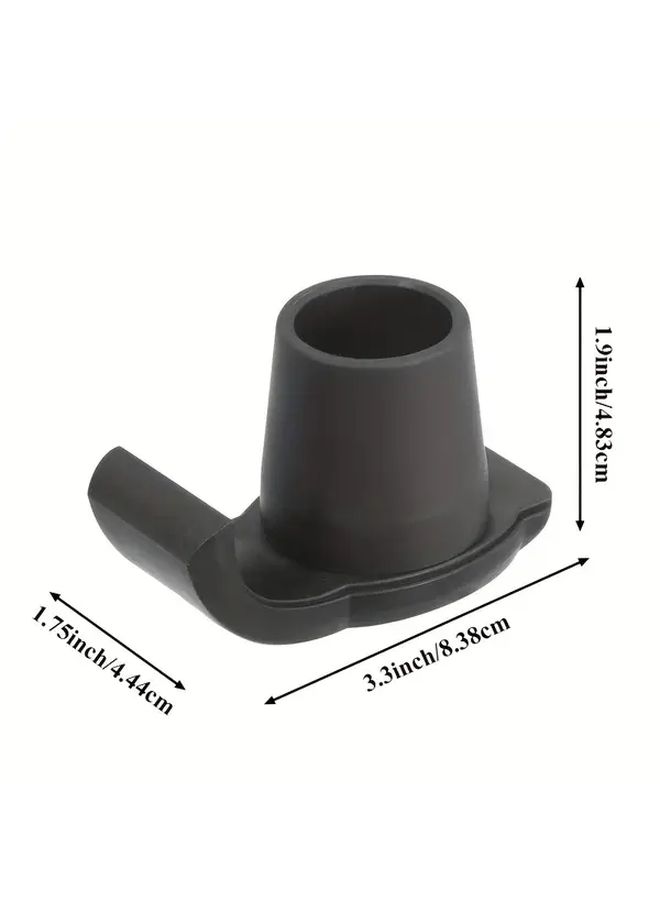2 Walker Ski Glides 28.6mm Shock Absorbing Base Premium Rubber Rollers for Smooth Walking Home Care Equipment - Image 2