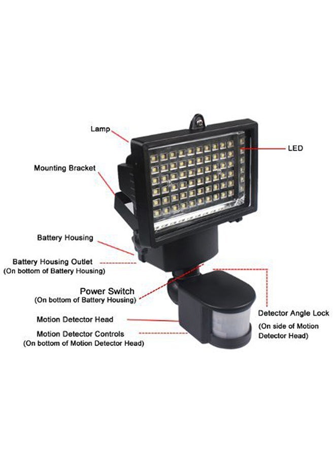 NIBEMINENT Solar Energy Human Sensor Lamp Black/White - Image 2