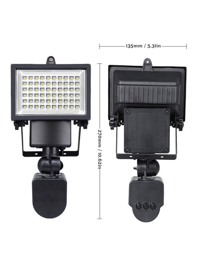 NIBEMINENT Solar Energy Human Sensor Lamp Black/White - Image 3