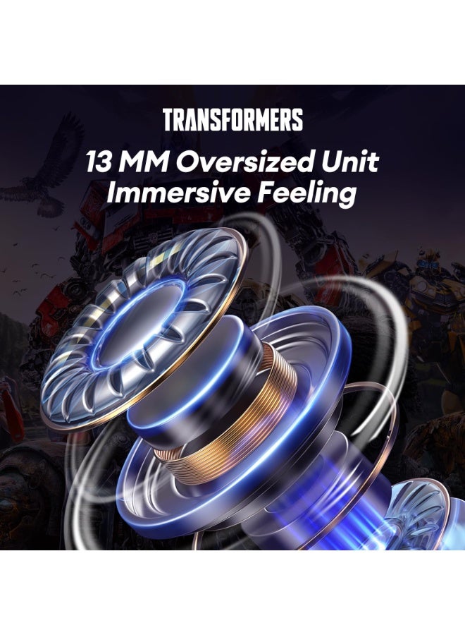 Transformers TF-T01 True Wireless Earbuds Wireless Bluetooth 5.4 Ear Buds Deep Bass Sound Earbud with Smart Noise Cancelling Mic IPX5 Waterproof in Ear Earphones for Android iOS Yellow Bumblebee - Image 2