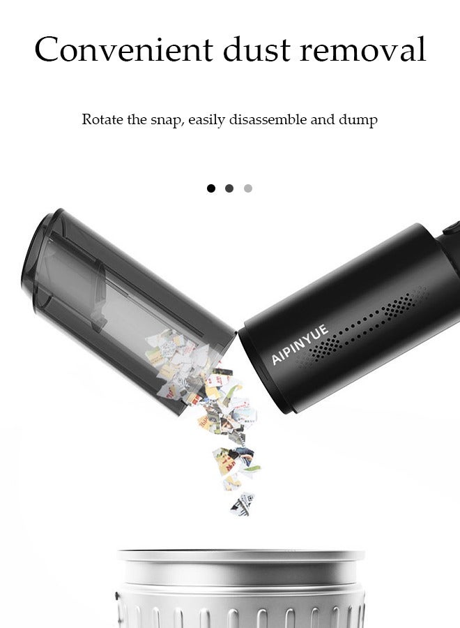 مكنسة كهربائية محمولة للسيارة، مكنسة كهربائية محمولة للسيارة، منفضة هواء ومكنسة كهربائية، فوهات متعددة، مكنسة كهربائية محمولة عالية الطاقة للسيارة والمنزل والحيوانات الأليفة والمكتب - Image 5