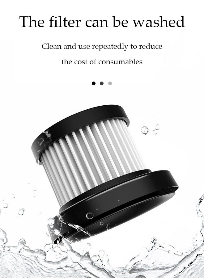 مكنسة كهربائية محمولة للسيارة، مكنسة كهربائية محمولة للسيارة، منفضة هواء ومكنسة كهربائية، فوهات متعددة، مكنسة كهربائية محمولة عالية الطاقة للسيارة والمنزل والحيوانات الأليفة والمكتب - Image 4