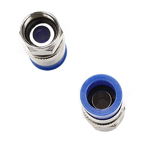 TLS.eagle RG6 Compression F Type Straight Antenna Cable Connector Coax Adapter Pack of 30 - Image 3