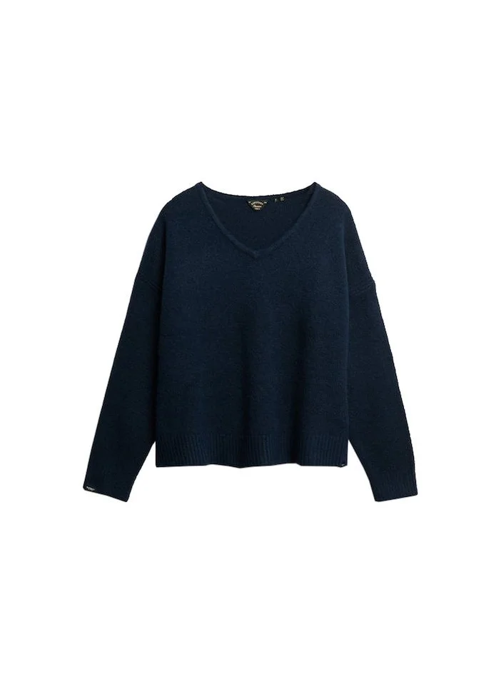 Superdry Brushed Oversized V Neck Jumper