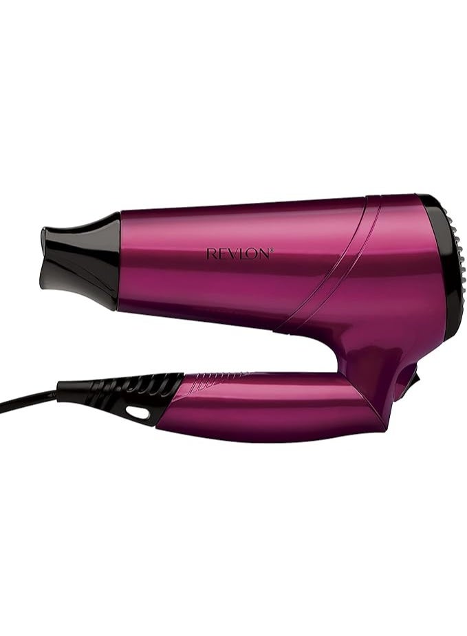 Revlon Frizz Fighter Hair Dryer, 2200 Watts, 2 speed and 3 heat setting, folding handle. Cool shot button. Pink 22.5 x 10 x 27cm - Image 1
