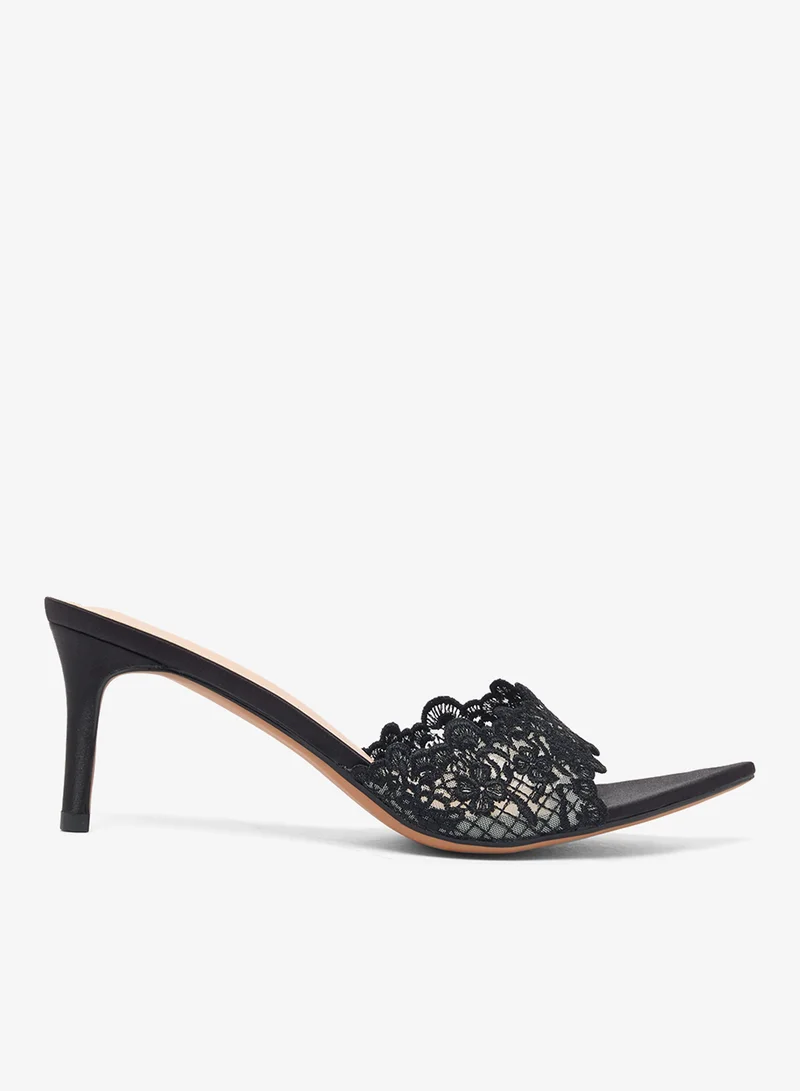 Ella Limited Edition Mesh Detail High Heel Sandals