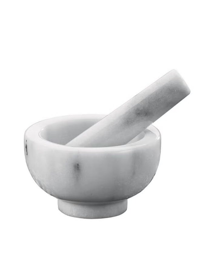 AMM Marble Mortar and Pestle Set – Easy-Clean Stone Grinder for Spices, Herbs & Seasonings - Image 5