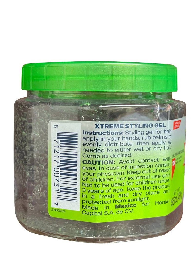 XTREME Wetline Xtreme Pro-Expert Styling Gel 15.87 Ounce (450g) (Pack of 1)  - Image 3