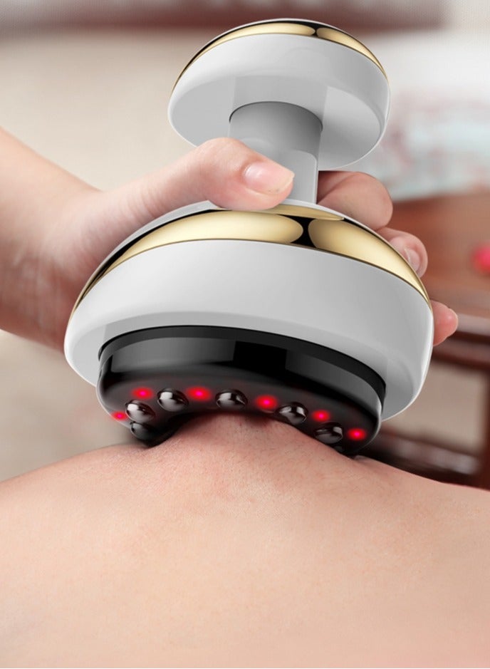 Electric cupping massager - 3-in-1 smart cupping scraping therapy set - Temperature and suction scraping massage tool for back, neck, shoulder muscle pain relief - Image 1