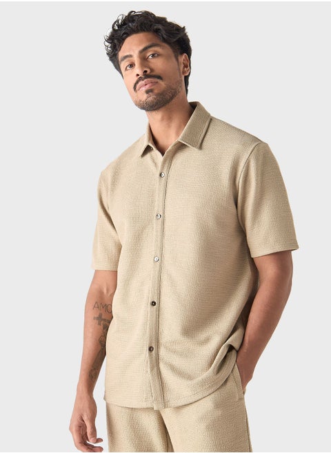 Textured Regular Fit Shirt