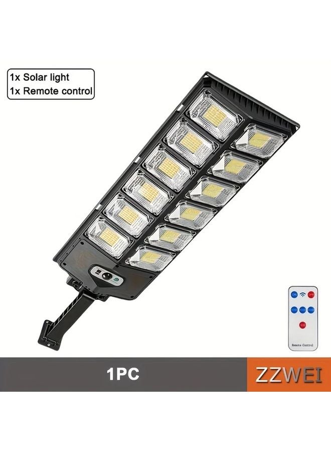 1pc Solar Wall Light 504 LED Motion Sensor Outdoor Floodlight Adjustable Vintage - Image 1
