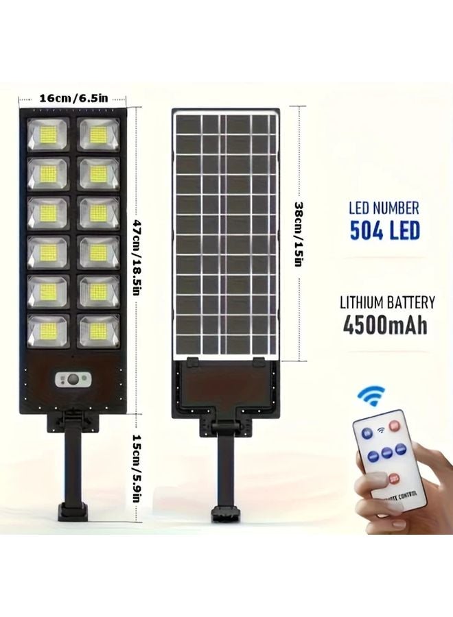 1pc Solar Wall Light 504 LED Motion Sensor Outdoor Floodlight Adjustable Vintage - Image 4