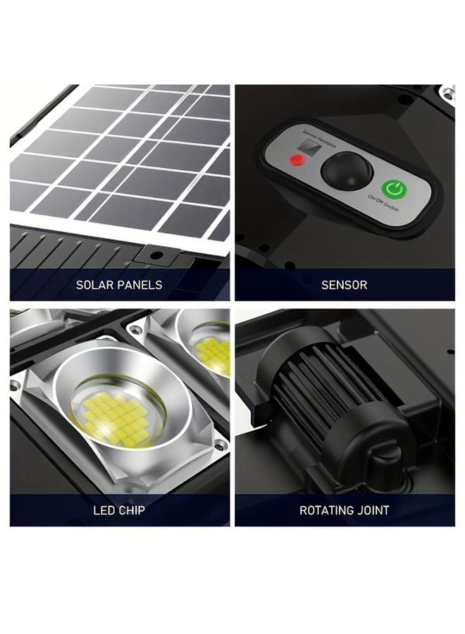 1pc Solar Wall Light 504 LED Motion Sensor Outdoor Floodlight Adjustable Vintage - Image 5