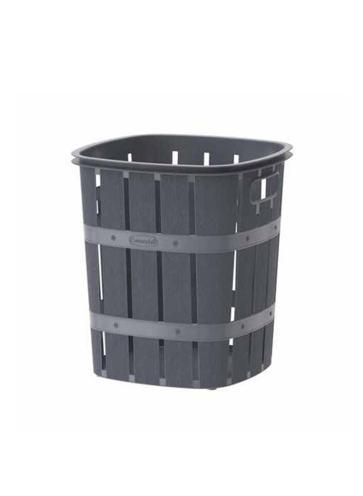 Cosmoplast Cedargrain Laundry Bin Grey 33L - Image 1