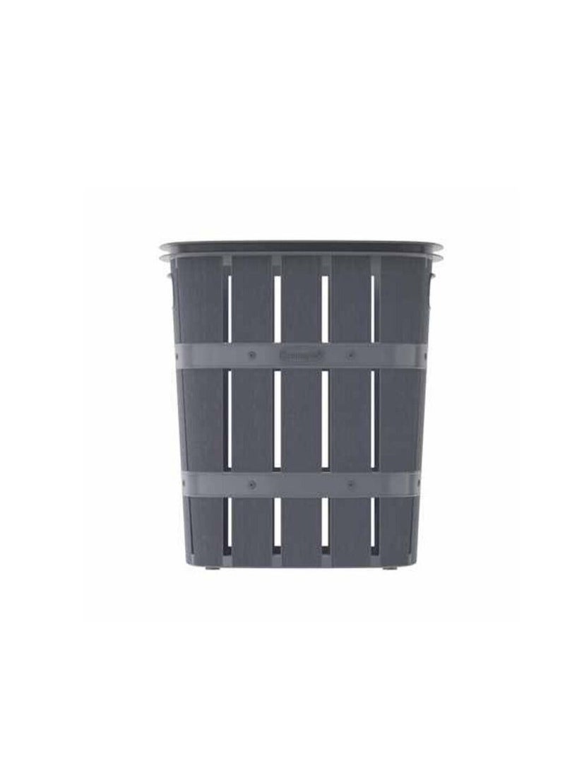 Cosmoplast Cedargrain Laundry Bin Grey 33L - Image 2