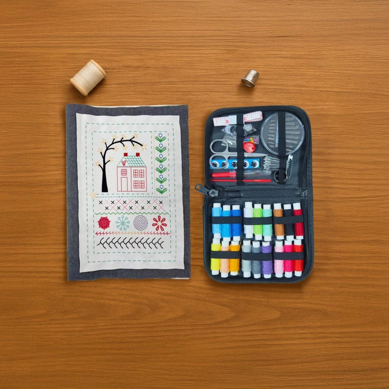 Linen Embroidery Kit With English Instructions For Adults Stitching Book - Image 3