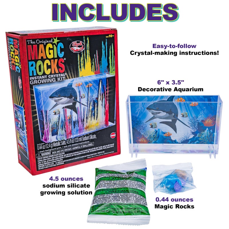 Toysmith Magic Rocks Instant Crystal Growing Kit Assorted Styles - Image 3