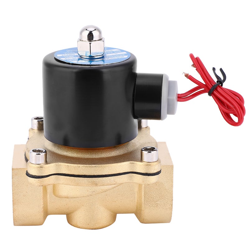 Normally Closed Solenoid Valve: Brass Construction, Leakproof Seal, Easy Install - For Water Oil Air Non-Corrosive Media Industrial Water System Air Compressor - Image 5