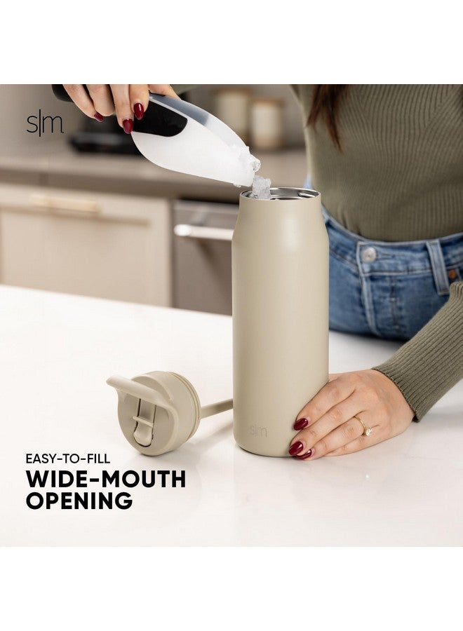 Simple Modern Water Bottle with Straw lid | Insulated Stainless Steel Thermos | Reusable Travel Water Bottles for Gym & Sports | Leak Proof & BPA Free | Mesa Collection | 34oz, Raspberry Vibes - Image 5