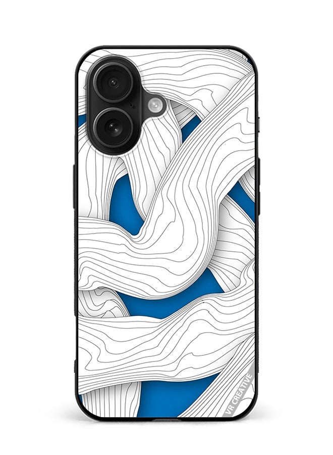 VR CREATIVE Protective Case Cover For Apple iPhone 16 Texture Design Multicolour