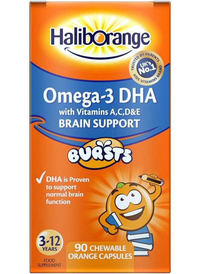 Kid'S 7-Seas Omega-3 With Vitamins (90 Orange Chewable Fruit Burst Capsules)