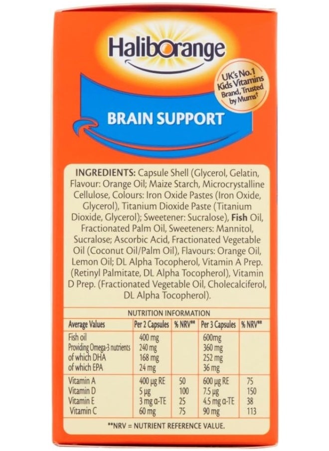 Kid'S 7-Seas Omega-3 With Vitamins (90 Orange Chewable Fruit Burst Capsules)
