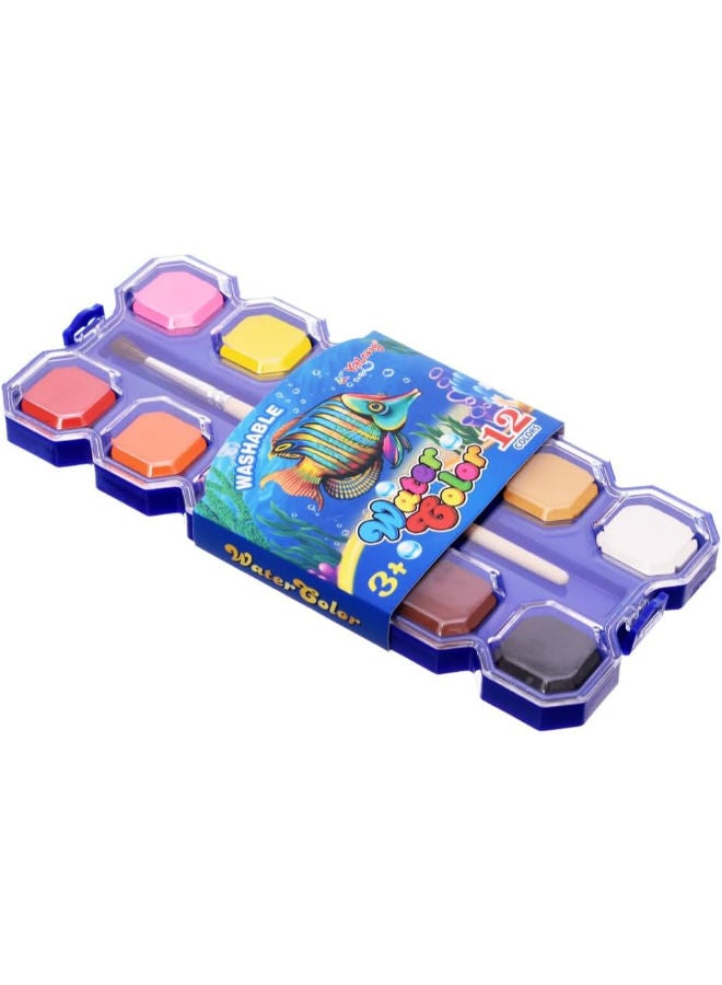 YALONG Watercolour Dry Powder | 12 Colors - Image 1