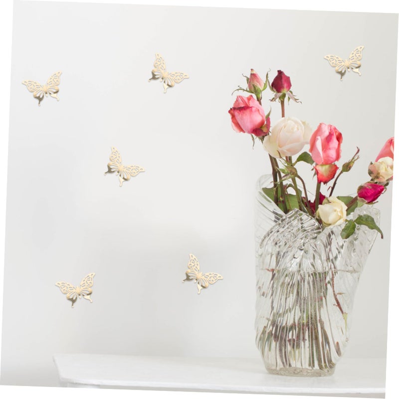 12Pcs Removable Glitter Butterfly Wall Decals for Home Cake Birthday Wedding Party Decor - Image 5