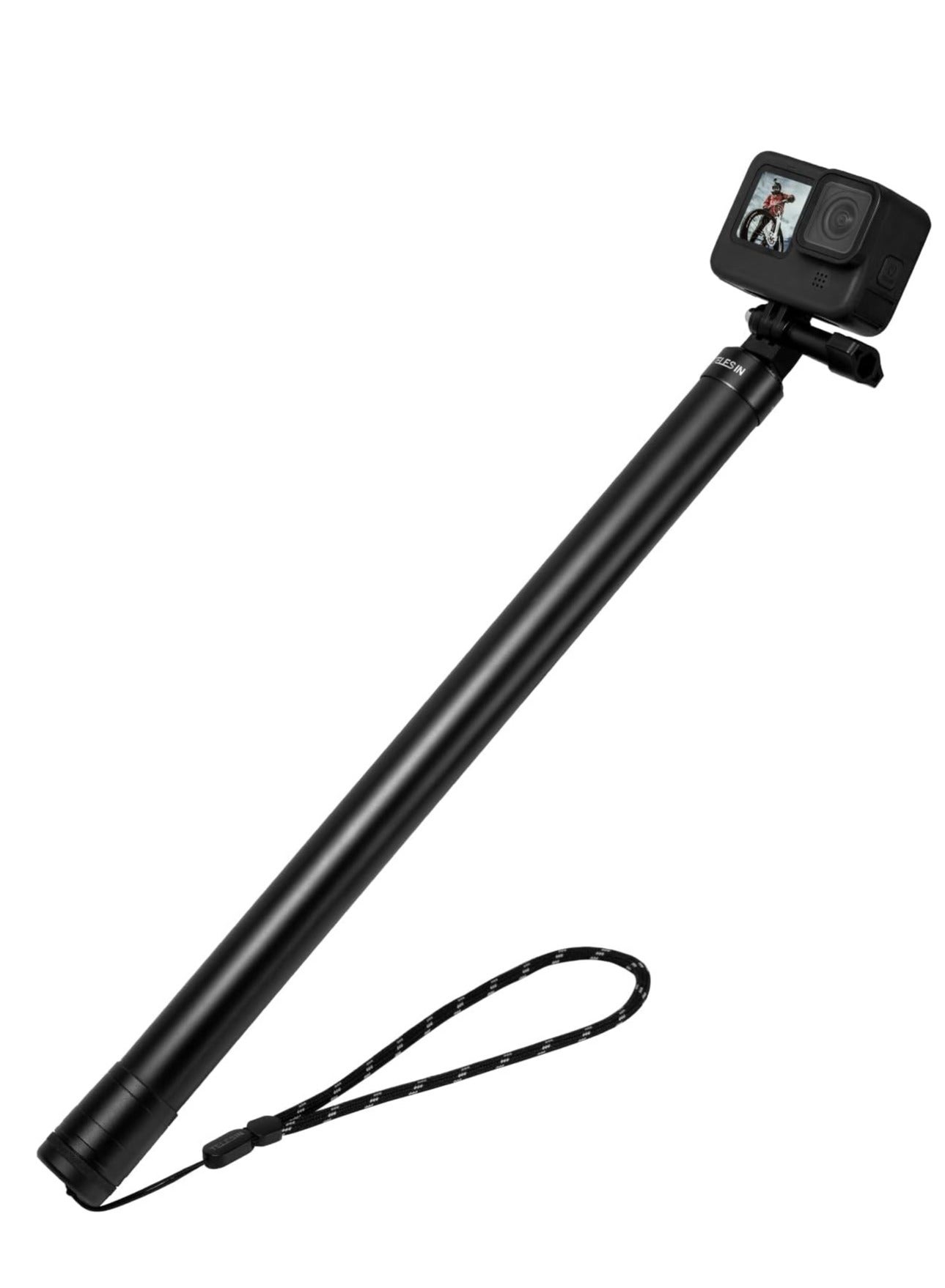 TELESIN 106" Ultra Long Selfie Stick (Upgraded 2.7 Meters) Carbon Fiber Handheld Extendable Pole Monopod for GoPro Max Hero 11 10 9 8 7 6 5,DJI Action 3,Insta360 X3,ONE X2 & Other Action Cameras