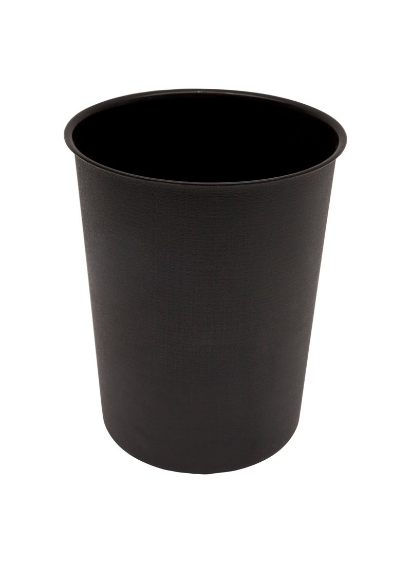 Kenney Kenney KN83001 Storage Made Simple 153 Gallon 57 Liter Small Open Top RustProof Plastic Waste BasketTrash CanGarbage Can for Bathroom Bedroom Home Office Laundry Room or Dorms Black 