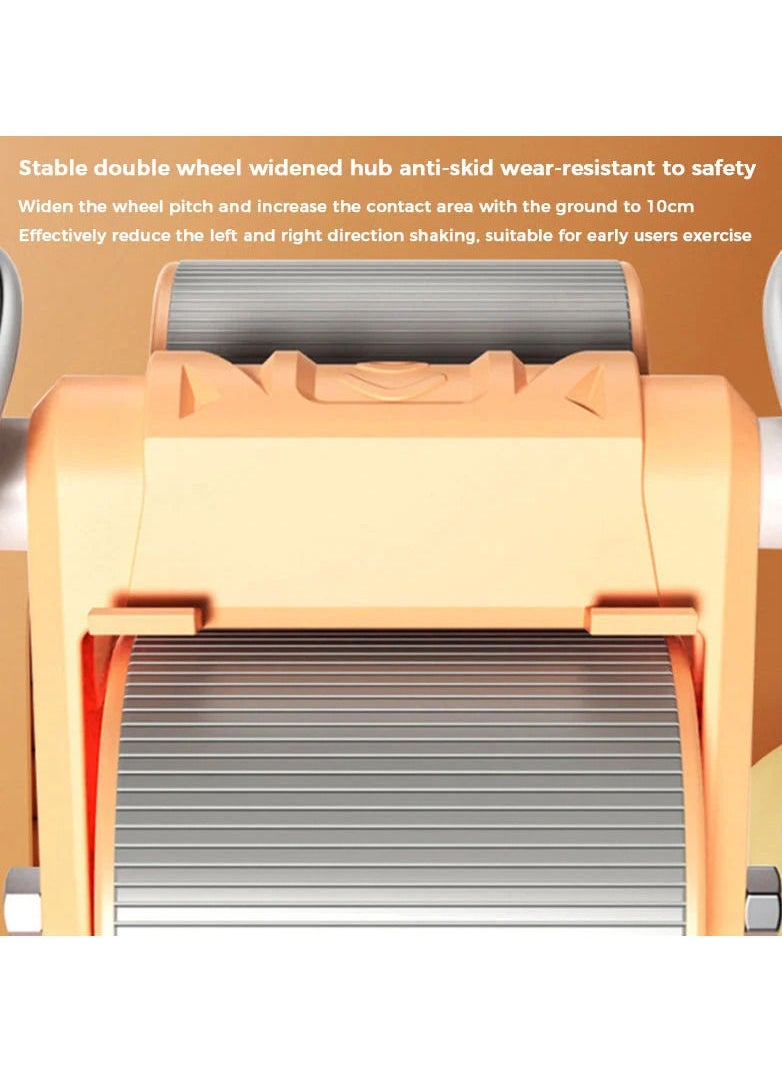 Spall - 2 Ans 1 Smart AB Wheel Built In Chip Accurate Recording Automatic Rebound Abs Workout Equipment Good Stability Free Thickened Pads Not Hurting The Knees - Image 1