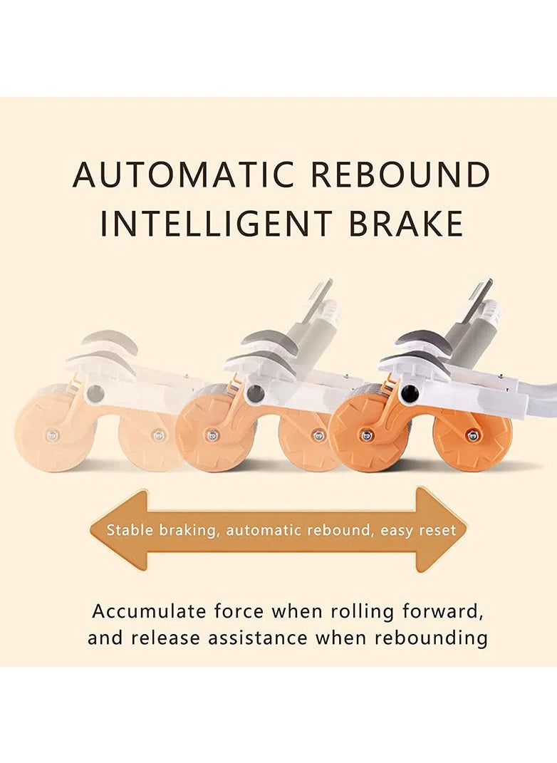 Spall - 2 Ans 1 Smart AB Wheel Built In Chip Accurate Recording Automatic Rebound Abs Workout Equipment Good Stability Free Thickened Pads Not Hurting The Knees - Image 1