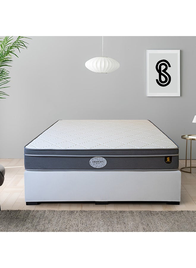 Bed and Mattress Zone Memory Plus Euro Top Pocket Spring Mattress 160x200 Queen Size  - Image 1