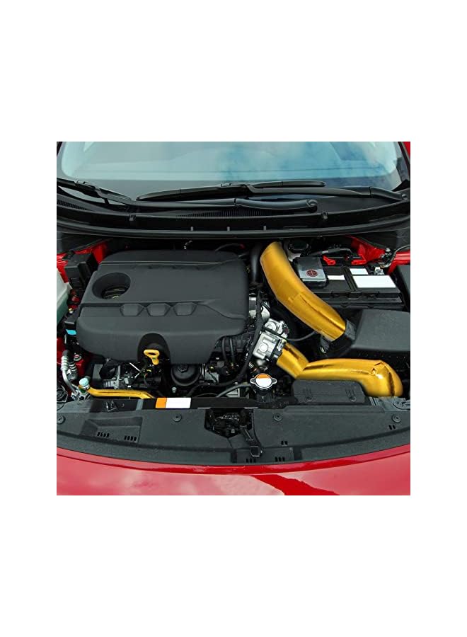 PROMASS Heat Shield Tape, Cool Tapes, Aluminum Foil Heat Reflective Adhesive Heat Shield Thermal Barrier Foil Tape Self-Adhesive Heat Resistant Tape for Hose and Auto Use, 2 Rolls (Gold, 2 Inch x 32.8 ft) - Image 5