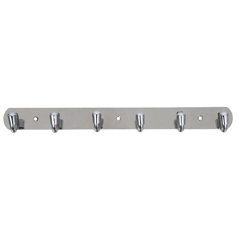 Ingo creation Stainless Steel and Aluminium Alloys Zyra 6 Legs Cloth Hanger Bathroom Wall Door Hooks for Hanging Keys,Clothes,Towel,Holder, Steel Hooks Hook Rail (Pack of 3) - Image 3