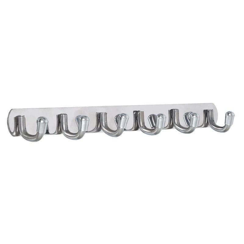 Ingo creation Stainless Steel and Aluminium Alloys Zyra 6 Legs Cloth Hanger Bathroom Wall Door Hooks for Hanging Keys,Clothes,Towel,Holder, Steel Hooks Hook Rail (Pack of 3) - Image 4