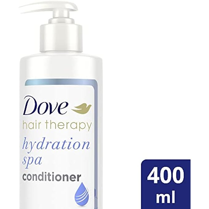 Dove HAIR THERAPY CONDITIONER FOR DRY HAIR HYDRATION SPA HAIR CONDITIONER WITH HYALURONIC SERUM 13.5 FL OZ - Image 3