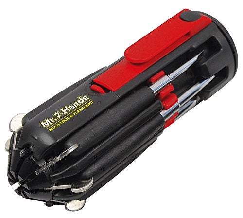 Apollo Tools Mr. 7-Hands, Patented, 8 in 1 Screwdrivers with Worklight - DT1019 - Image 3
