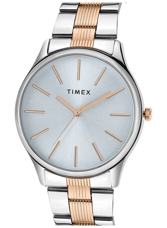 TIMEX 3 Hands Men Analog Blue Dial Coloured Quartz Watch, Round Dial with 40 mm Case Width - TWTG73SMU03 - Image 3