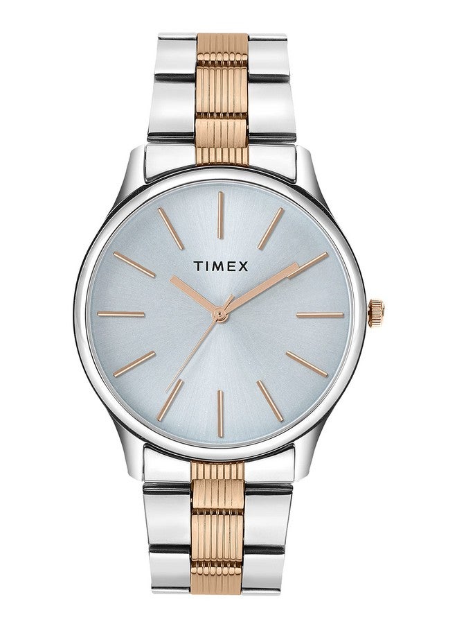 TIMEX 3 Hands Men Analog Blue Dial Coloured Quartz Watch, Round Dial with 40 mm Case Width - TWTG73SMU03 - Image 1