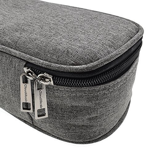 CLOUDMUSIC Ukulele Case Gig Bag Padded Backpack For Concert 23" Inch(Concert, Grey) - Image 4