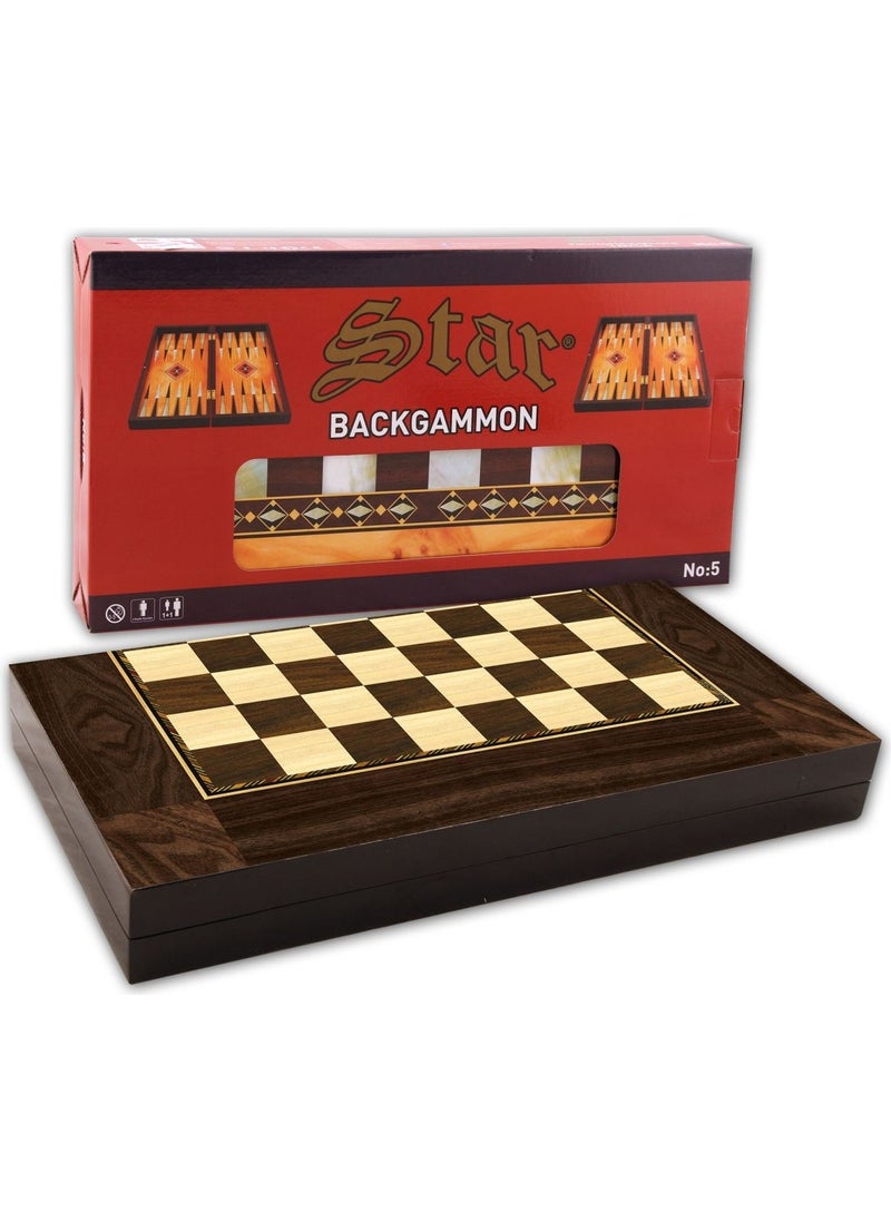 Güneş Avm - Alsepeteavm Polyester Walnut Backgammon - Image 1