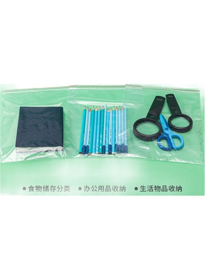 Deli Food Storage Bags, Size 9, 26.5*20Cm, Waterproof, Dustproof, Fresh-Keeping, Pe Transparent, 100 Pieces, 3028 - Image 1