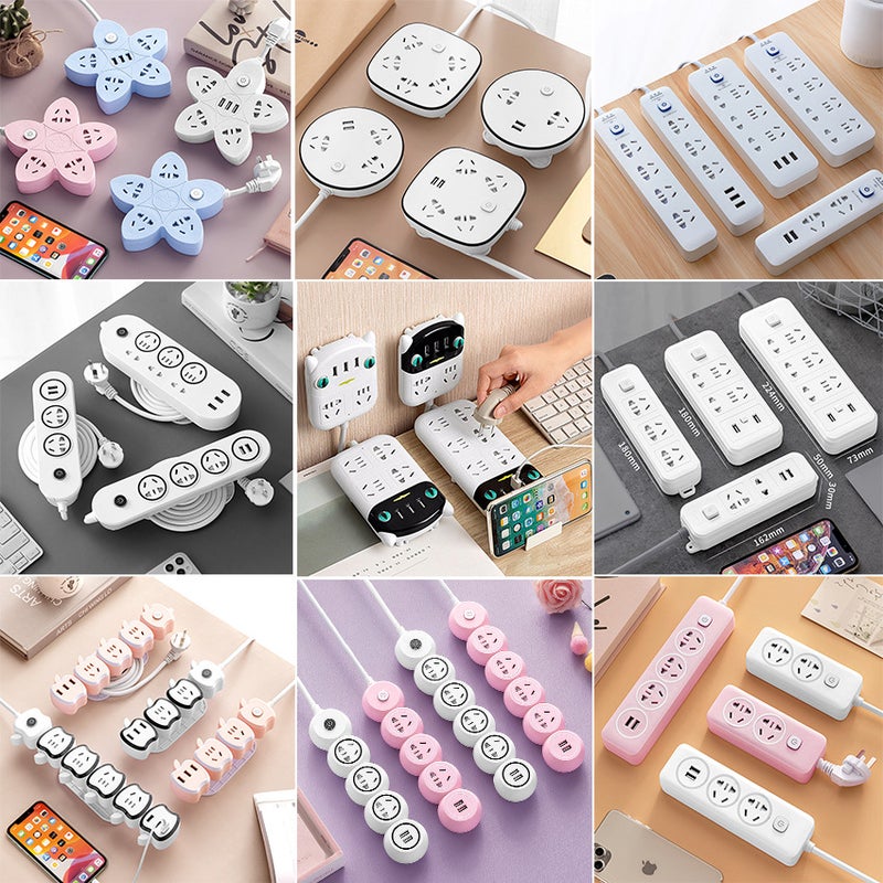 Plug-In Usb Socket Multi-Position Hole With Winding Plug-In Board Switching Power Supply Smart Plug-In Gift Conversion Plug-In Board - Image 2