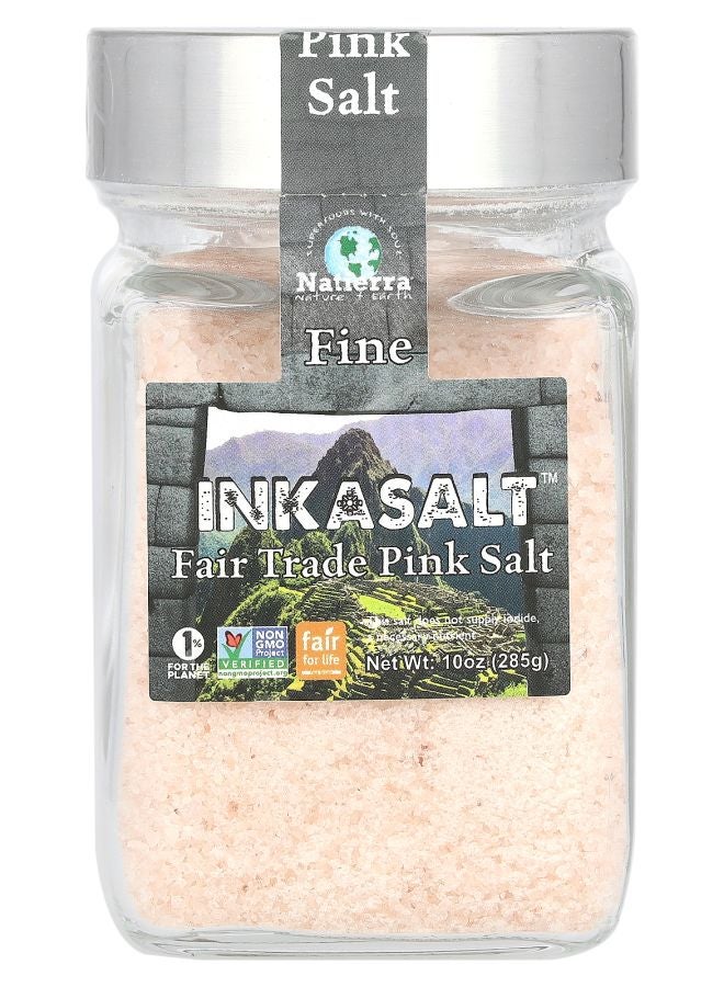 InkaSalt Fair Trade Pink Salt Fine 10 oz (285 g)