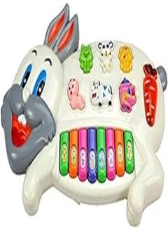 Toyshine Toyshine Rabbits Musical Piano with 3 Modes Animal Sounds, Flashing Lights & Wonderful Music (Battery Included) 